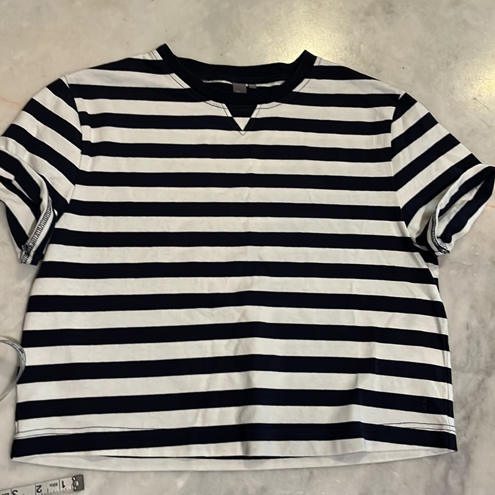 Sweaty Betty nautical style top